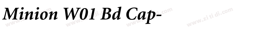 Minion W01 Bd Cap字体转换